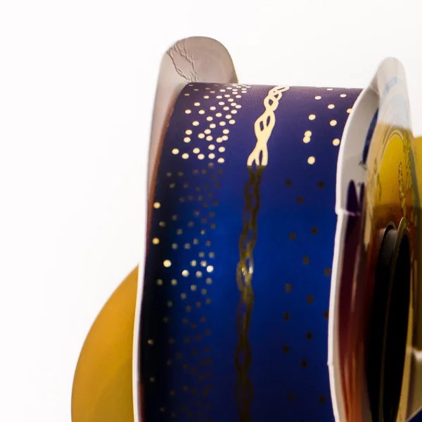 LISTON 9 DELUXE AZUL COLOR-S 40M. ROLLO